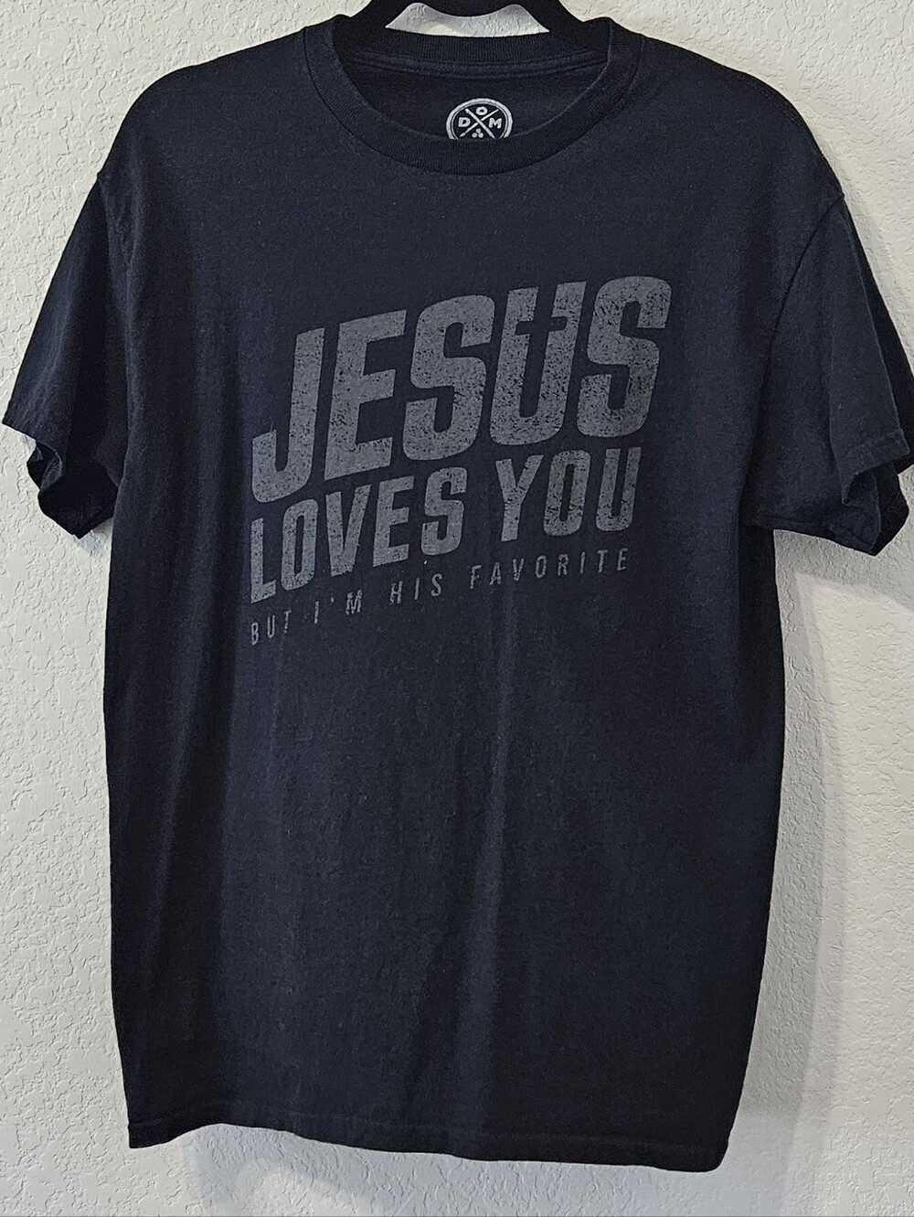 Jesus Loves You Graphic Tee - Black